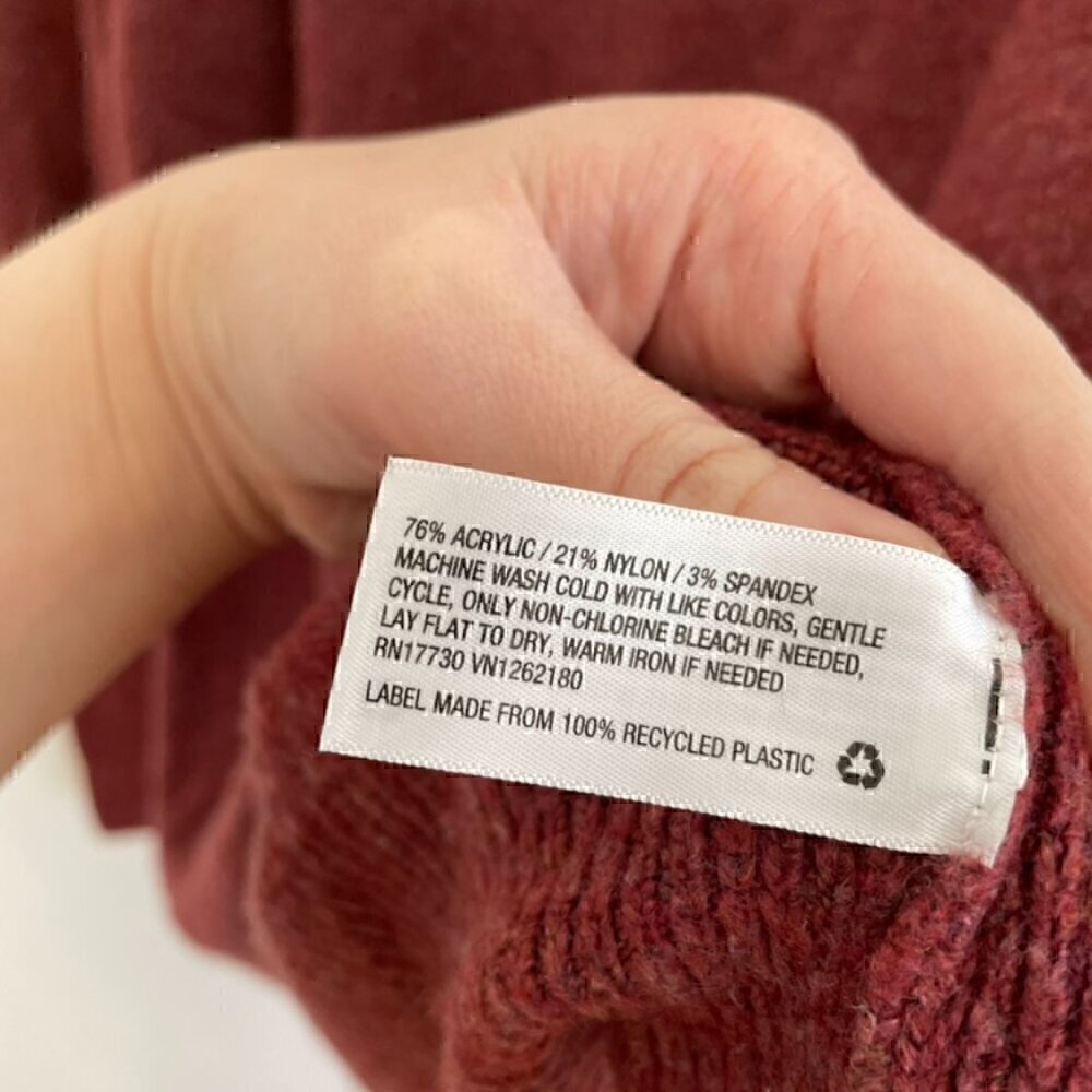 Ava & Viv Plus Size Raspberry Red Burgundy Marled… - image 8